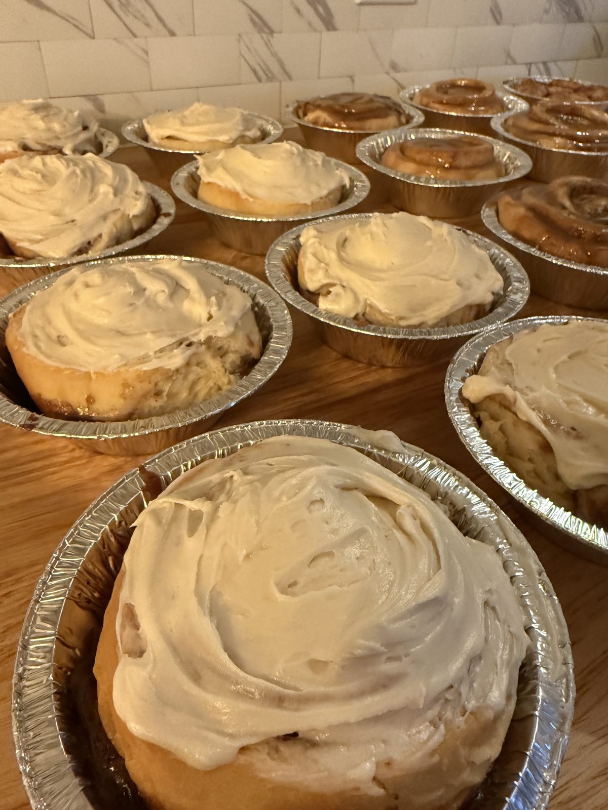 Sourdough cinnamon rolls